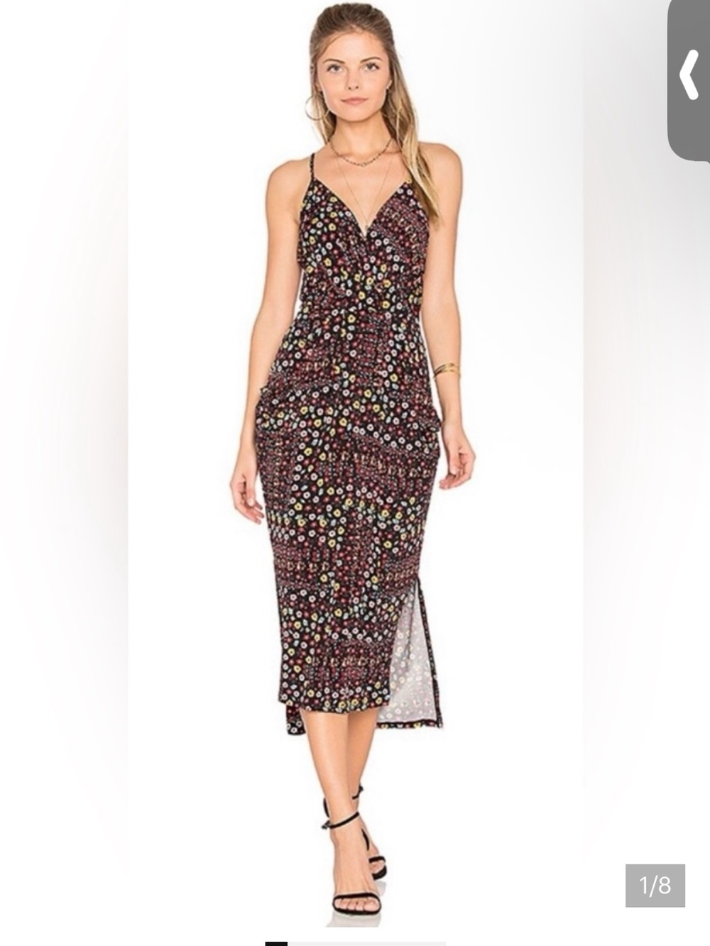 NWOT Sleeveless V-Neck Bohemian Maxi Dress in Plum